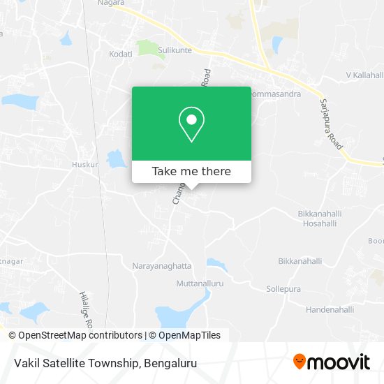 Vakil Satellite Township map