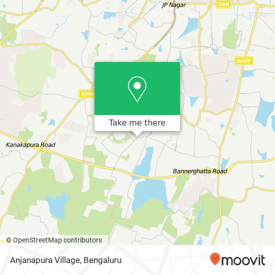 Anjanapura Village map