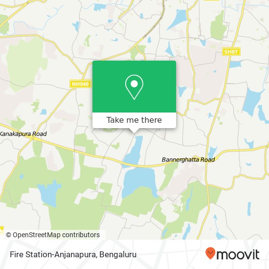 Fire Station-Anjanapura map