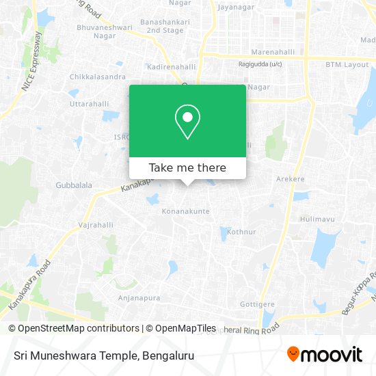 Sri Muneshwara Temple map