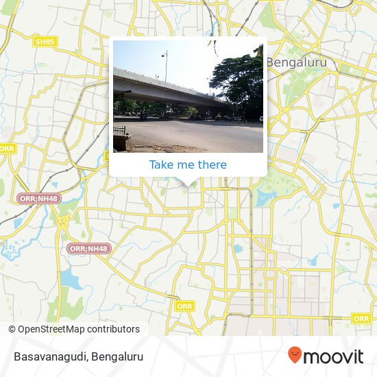 Basavanagudi map