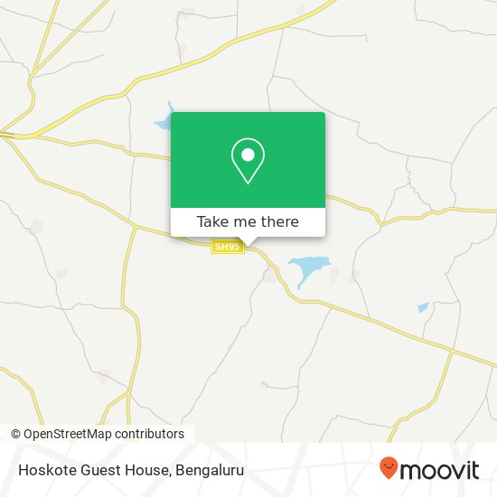 Hoskote Guest House map