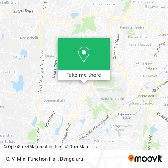 S. V. Mini Function Hall map