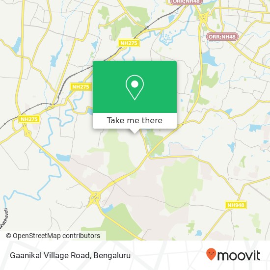 Gaanikal Village Road map