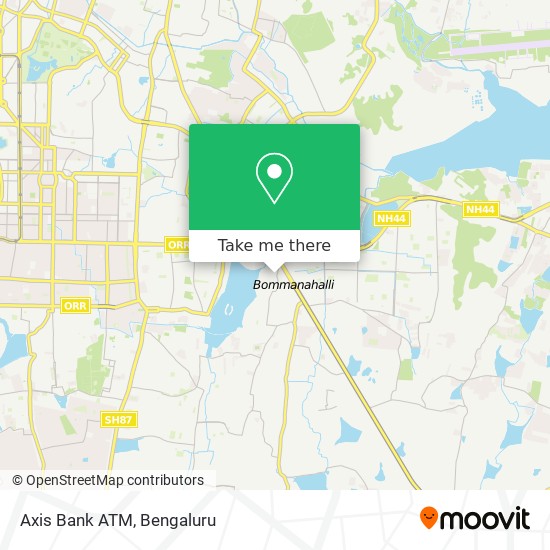 Axis Bank ATM map