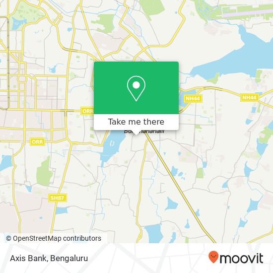 Axis Bank map