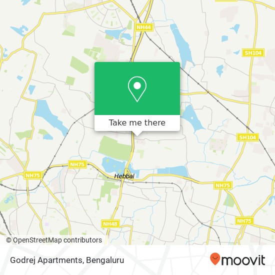 Godrej Apartments map