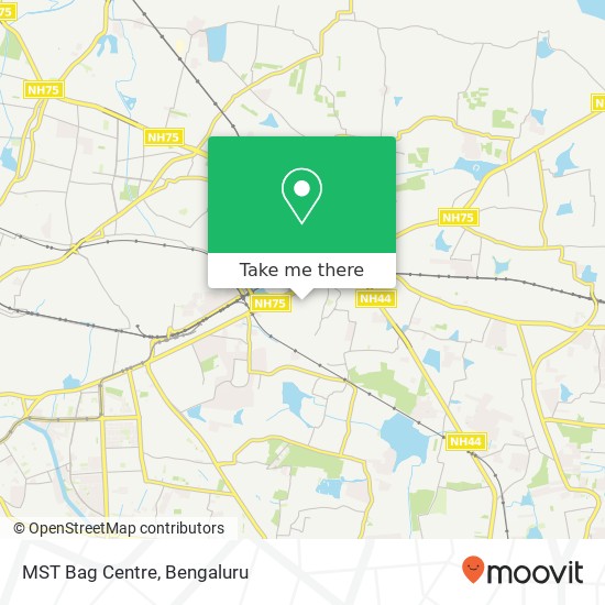 MST Bag Centre map