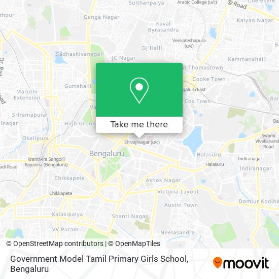 Government Model Tamil Primary Girls School map