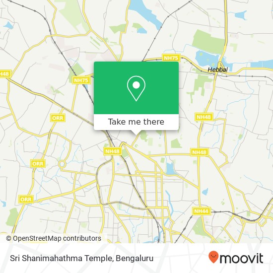 Sri Shanimahathma Temple map