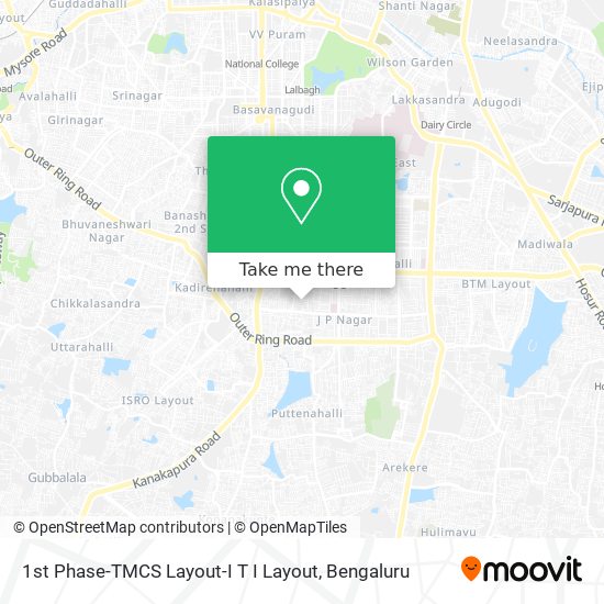 1st Phase-TMCS Layout-I T I Layout map