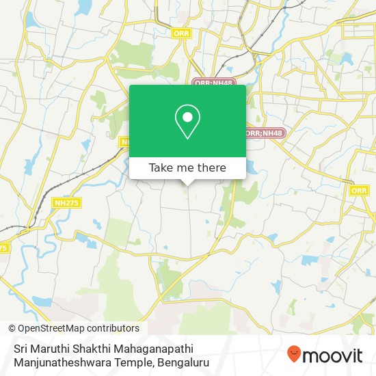 Sri Maruthi Shakthi Mahaganapathi Manjunatheshwara Temple map