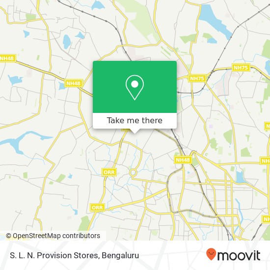 S. L. N. Provision Stores map