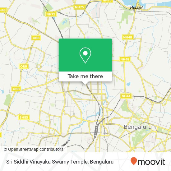 Sri Siddhi Vinayaka Swamy Temple map