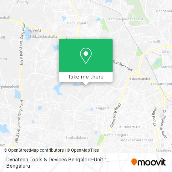 Dynatech Tools & Devices Bengalore-Unit 1 map