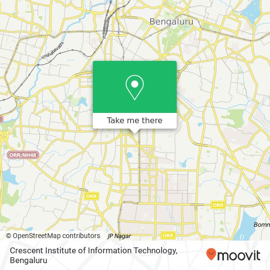 Crescent Institute of Information Technology map