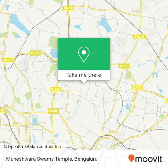 Muneshwara Swamy Temple map