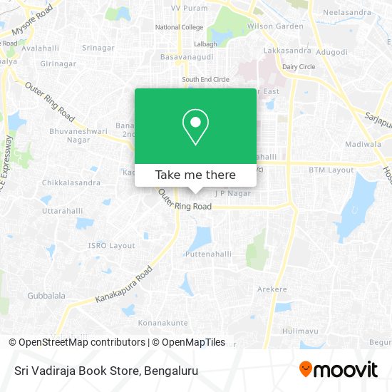 Sri Vadiraja Book Store map