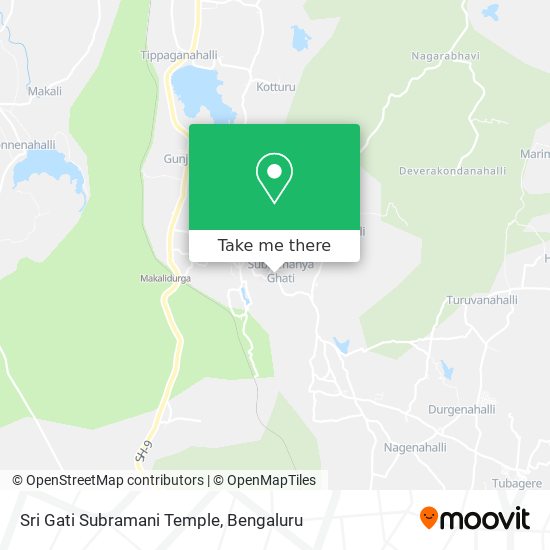 Sri Gati Subramani Temple map