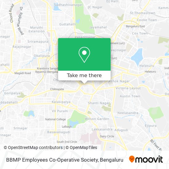 BBMP Employees Co-Operative Society map