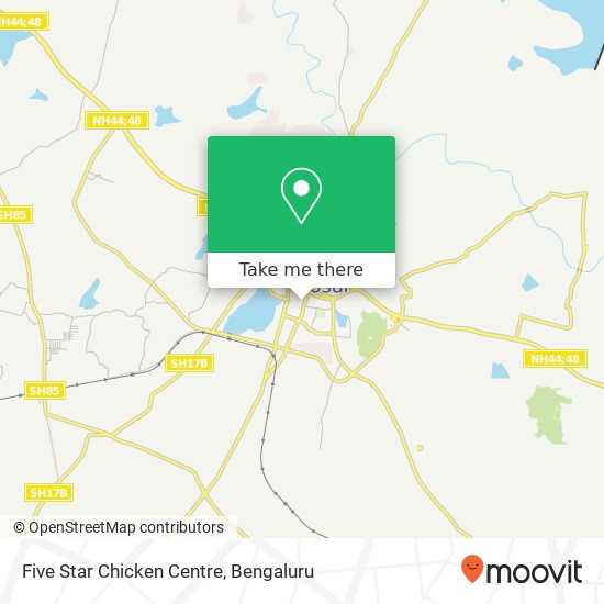 Five Star Chicken Centre map