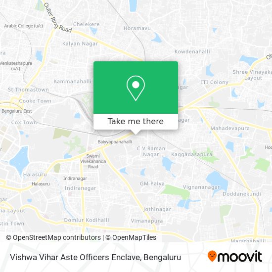 Vishwa Vihar Aste Officers Enclave map