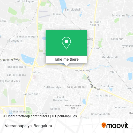 Veerannapalya map