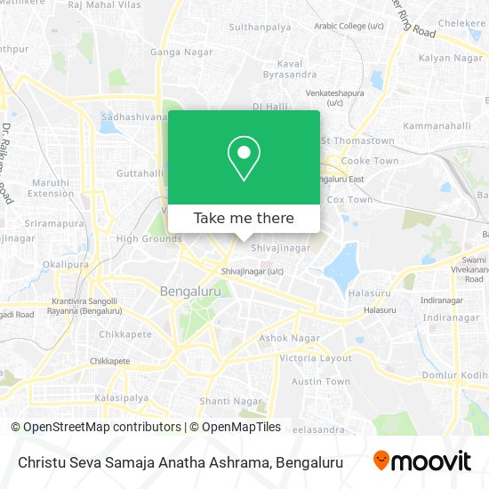 Christu Seva Samaja Anatha Ashrama map