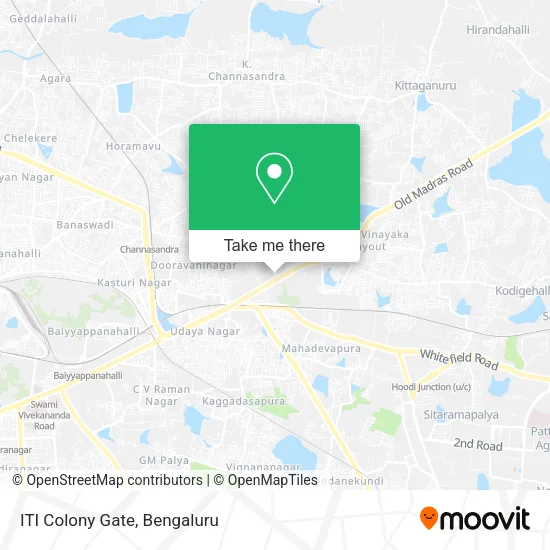 ITI Colony Gate map