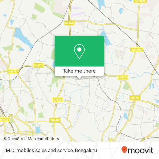 M.D. mobiles sales and service map