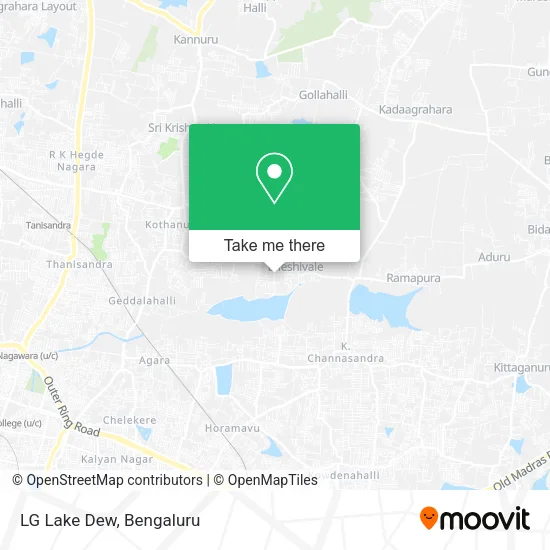 LG Lake Dew map