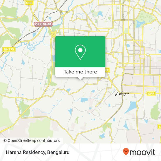 Harsha Residency map