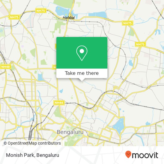 Monish Park map