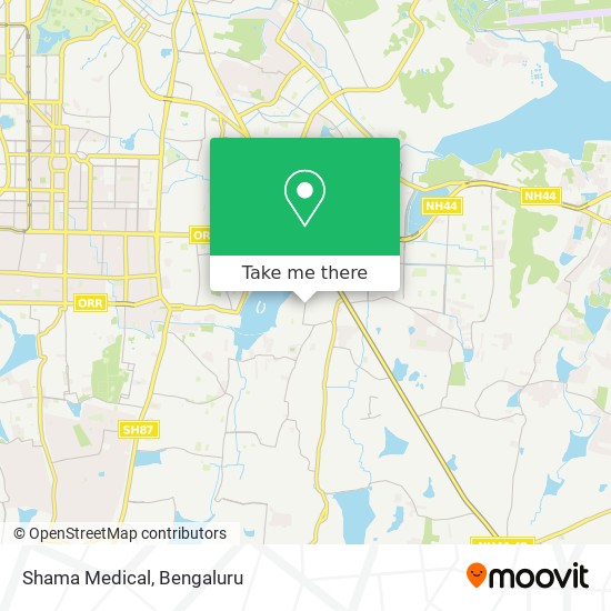 Shama Medical map