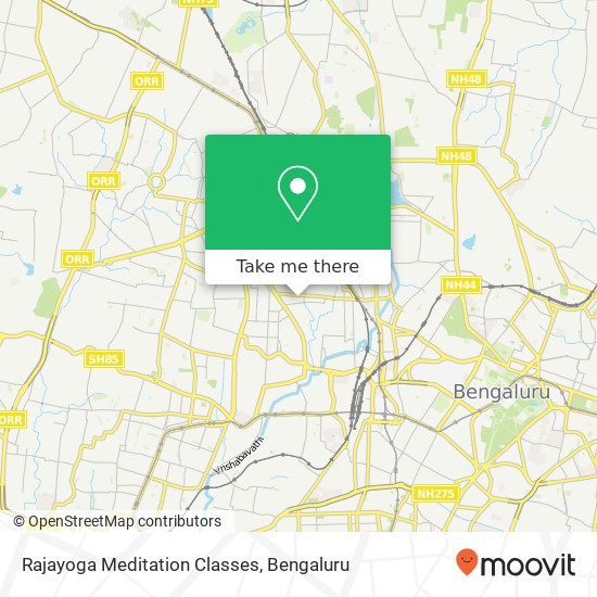 Rajayoga Meditation Classes map