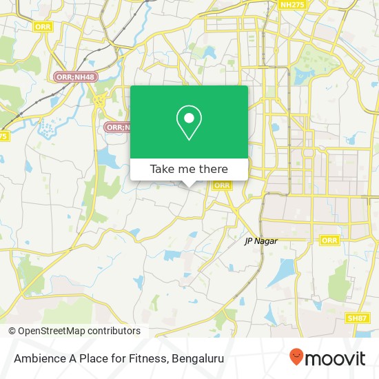 Ambience A Place for Fitness map