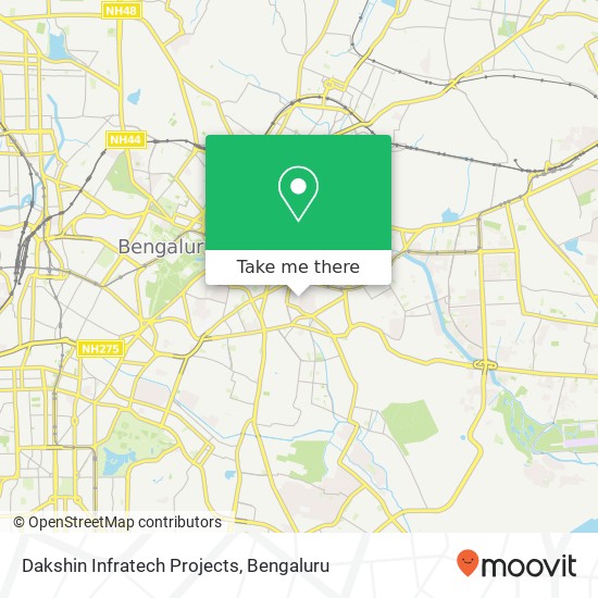 Dakshin Infratech Projects map
