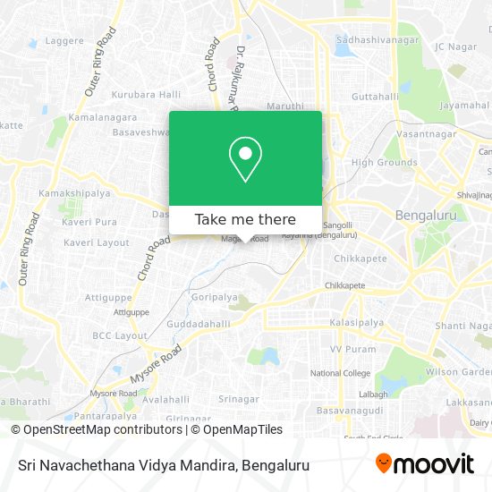 Sri Navachethana Vidya Mandira map