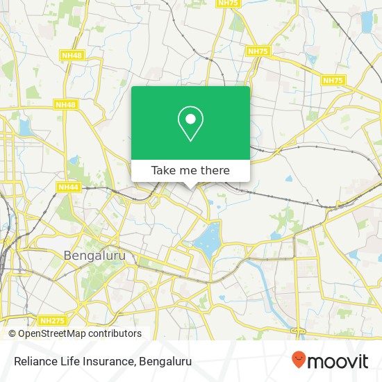 Reliance Life Insurance map