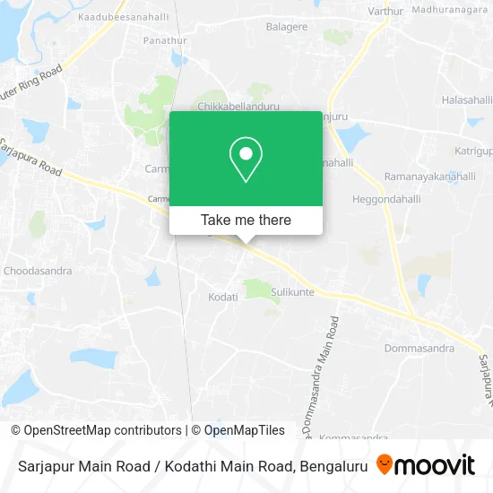 Sarjapur Main Road / Kodathi Main Road map