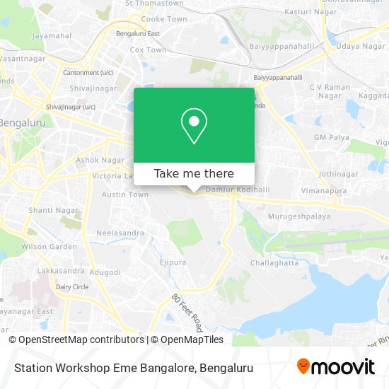 Station Workshop Eme Bangalore map