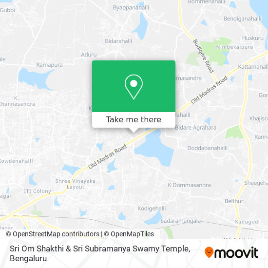 Sri Om Shakthi & Sri Subramanya Swamy Temple map