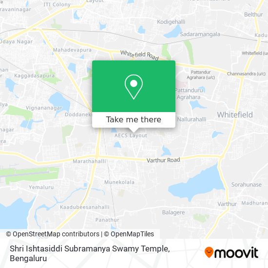 Shri Ishtasiddi Subramanya Swamy Temple map