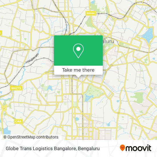 Globe Trans Logistics Bangalore map