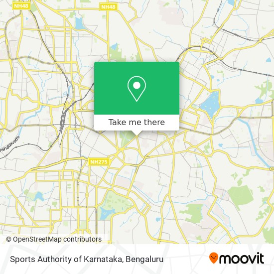 Sports Authority of Karnataka map