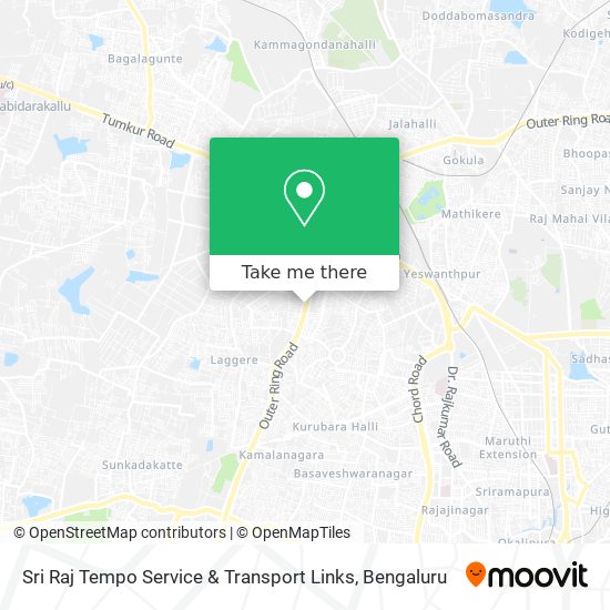 Sri Raj Tempo Service & Transport Links map