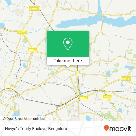 Navya's Trinity Enclave map