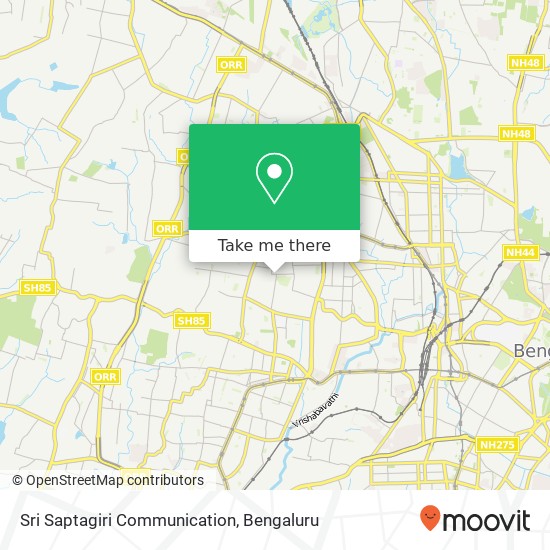 Sri Saptagiri Communication map