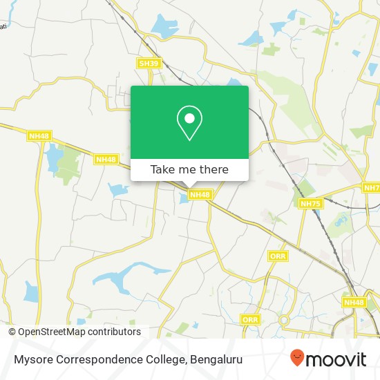 Mysore Correspondence College map