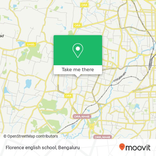 Florence english school map